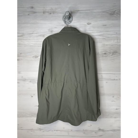 Old Navy Jacket Womens Large Green Active Nylon Lifestyle Sprucelee Windbreaker - Picture 11 of 11